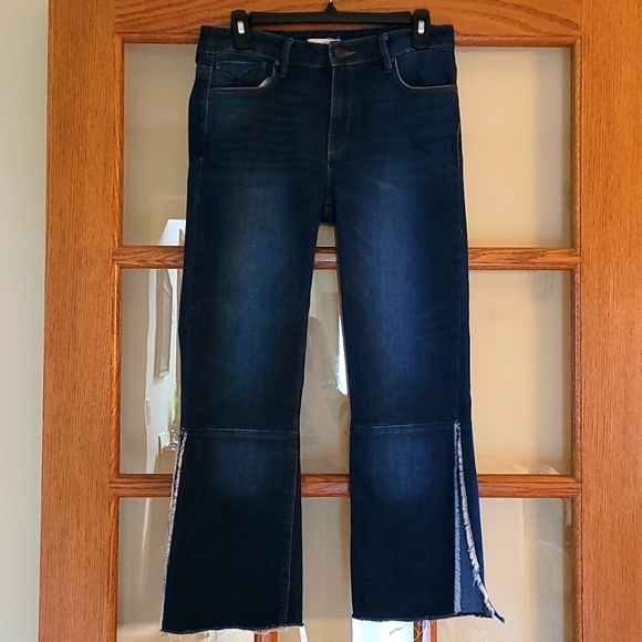 Unpublished Margaux Crop Demi Flare Jeans Women's High Rise - Picture 1 of 2